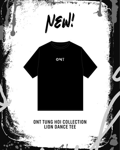 ONT Tung Hoi Collection Lion Dance Black Short-sleeve T-shirt