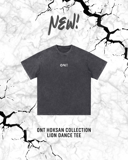 ONT Hok San Collection Lion Dance Washed Short-sleeve T-shirt