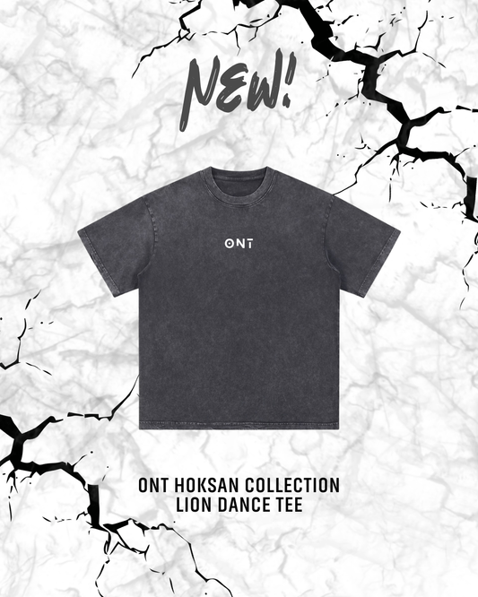 ONT Hok San Collection Lion Dance Washed Short-sleeve T-shirt